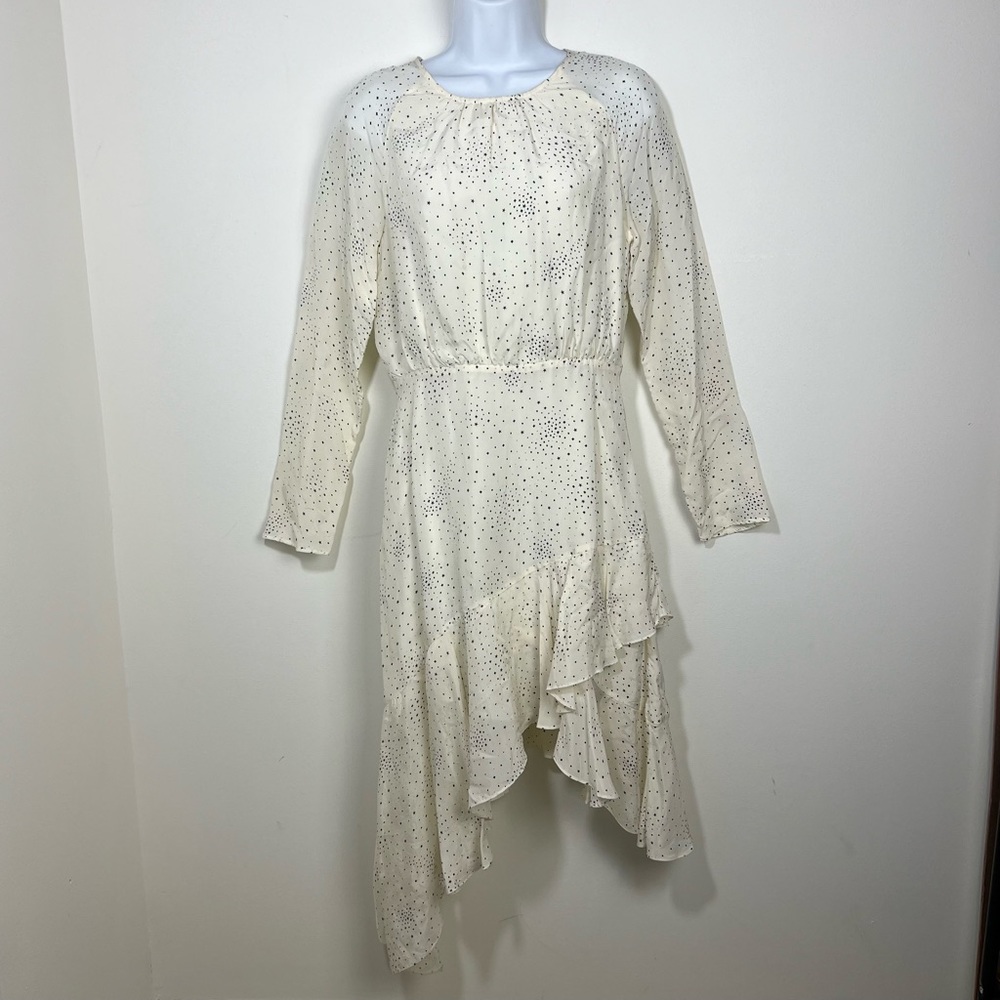 Maje Reto Asymmetrical Long Sleeved Dress Size 38 FR / 6 US Small